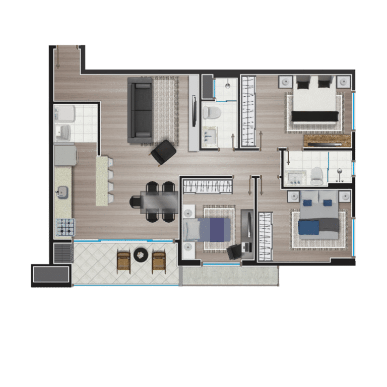 Apartamento tipo 15
